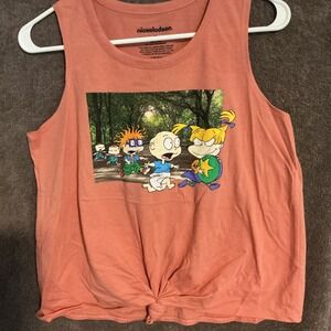 Nickelodeon Rugrats T-Shirt Womens Medium Tank Top Graphic Tee NWOT